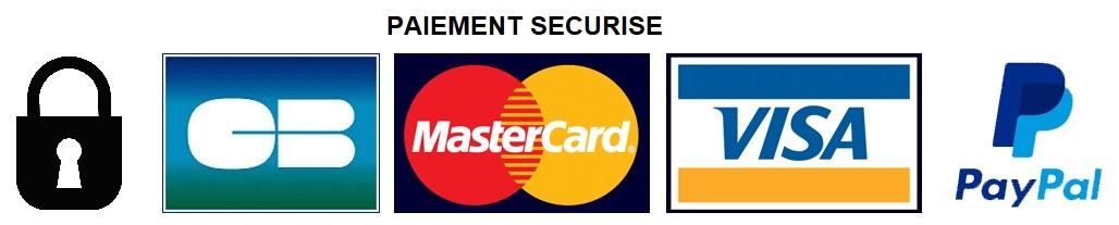 Paiement sécurisé — CB, Mastercard, Visa, PayPal