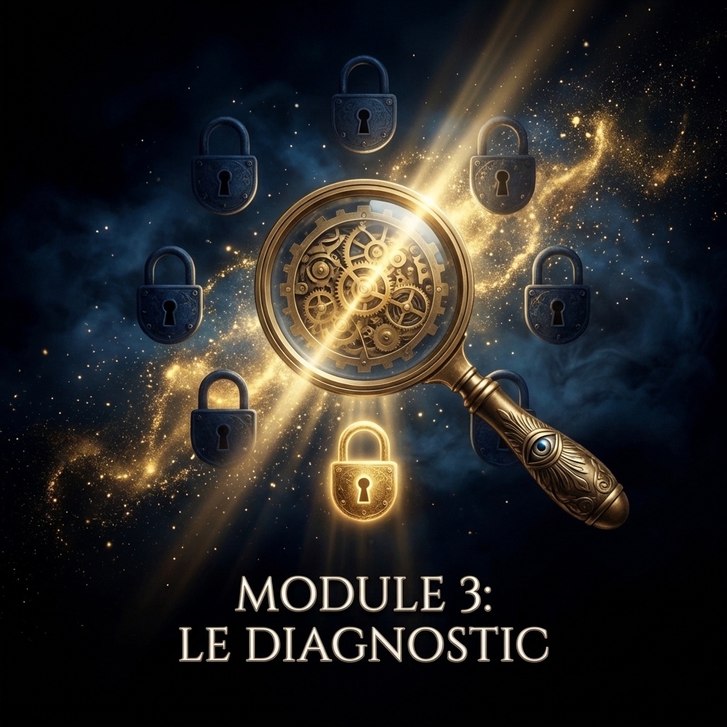 Visuel MODULE 3 — Le diagnostic — identifier ton verrou principal