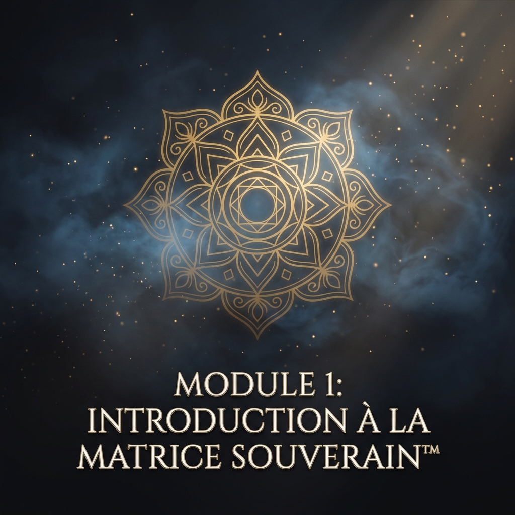 Visuel MODULE 1 — Introduction à La Matrice SOUVERAIN™